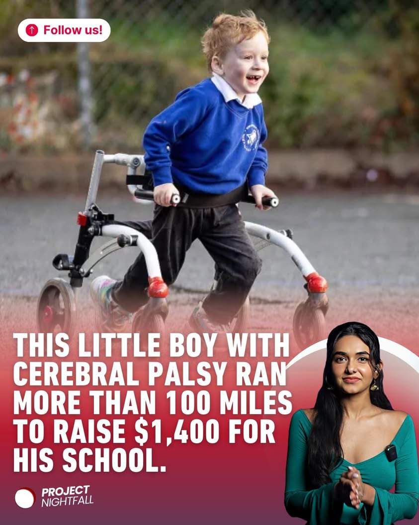What a warrior! Jacob Fallows from Devon was born with cerebral palsy ...