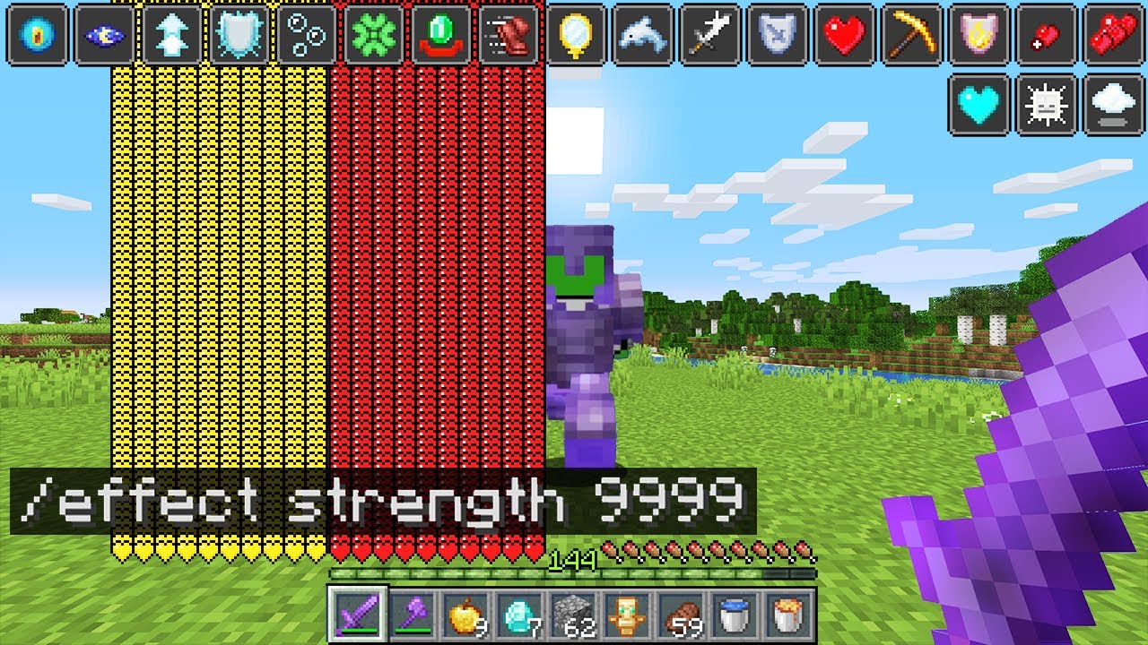Minecraft UHC but I secretly cheated with effect