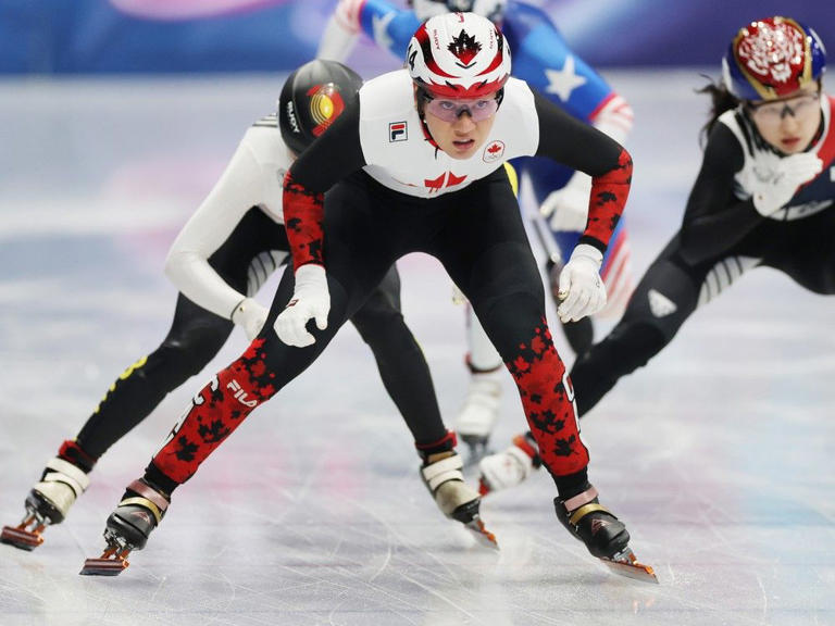 Composed Canadian speedskaters claim silver in short track mixed relay ...