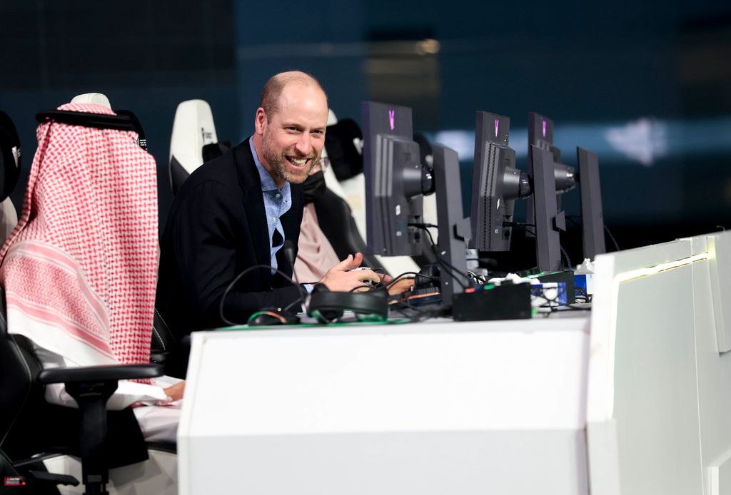 Prince William shows his competitive side as he gets stuck into hobby ...