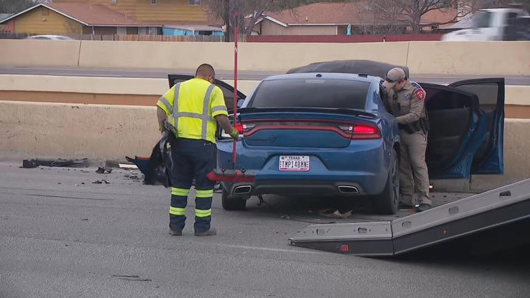 Man arrested after evading DPS trooper, hitting patrol unit, car and ...