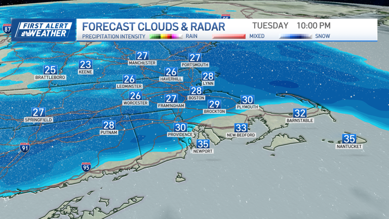 First alert: Snow expected to make for messy evening, morning commutes