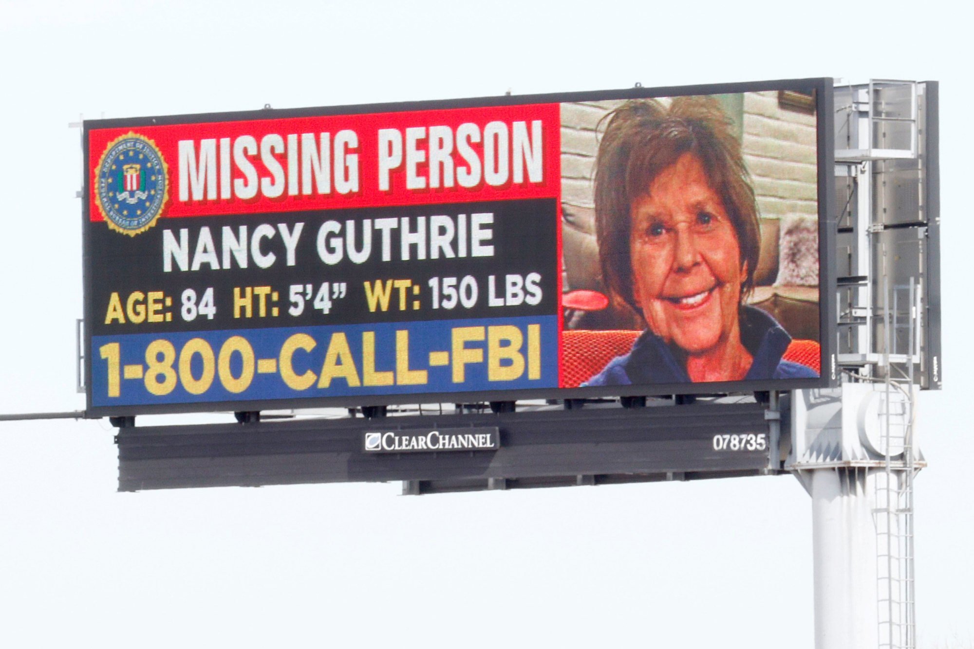 Nancy Guthrie disappearance: FBI releases images of masked person