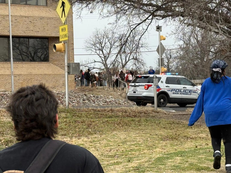 Central High School students protest ICE with walkout
