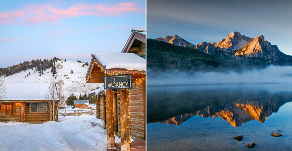 This small Idaho winter village feels like a hidden retreat