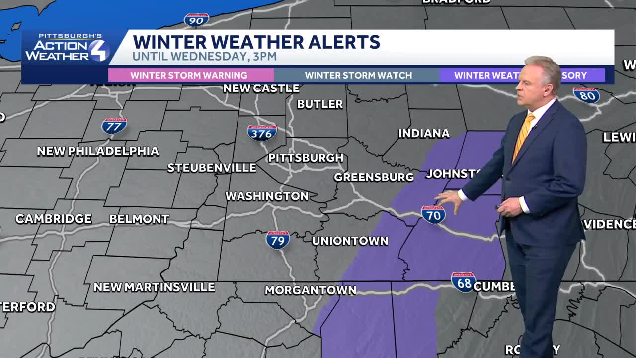 Temperatures to stay above freezing in western Pa.