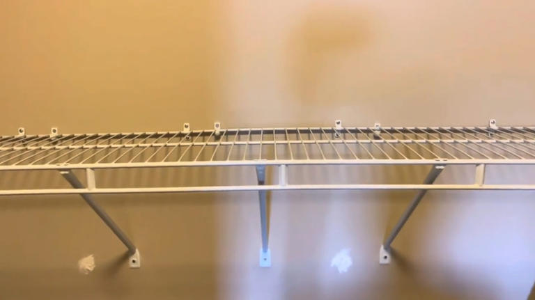 Wire shelves in your closet sagging? Here's a quick fix that can help
