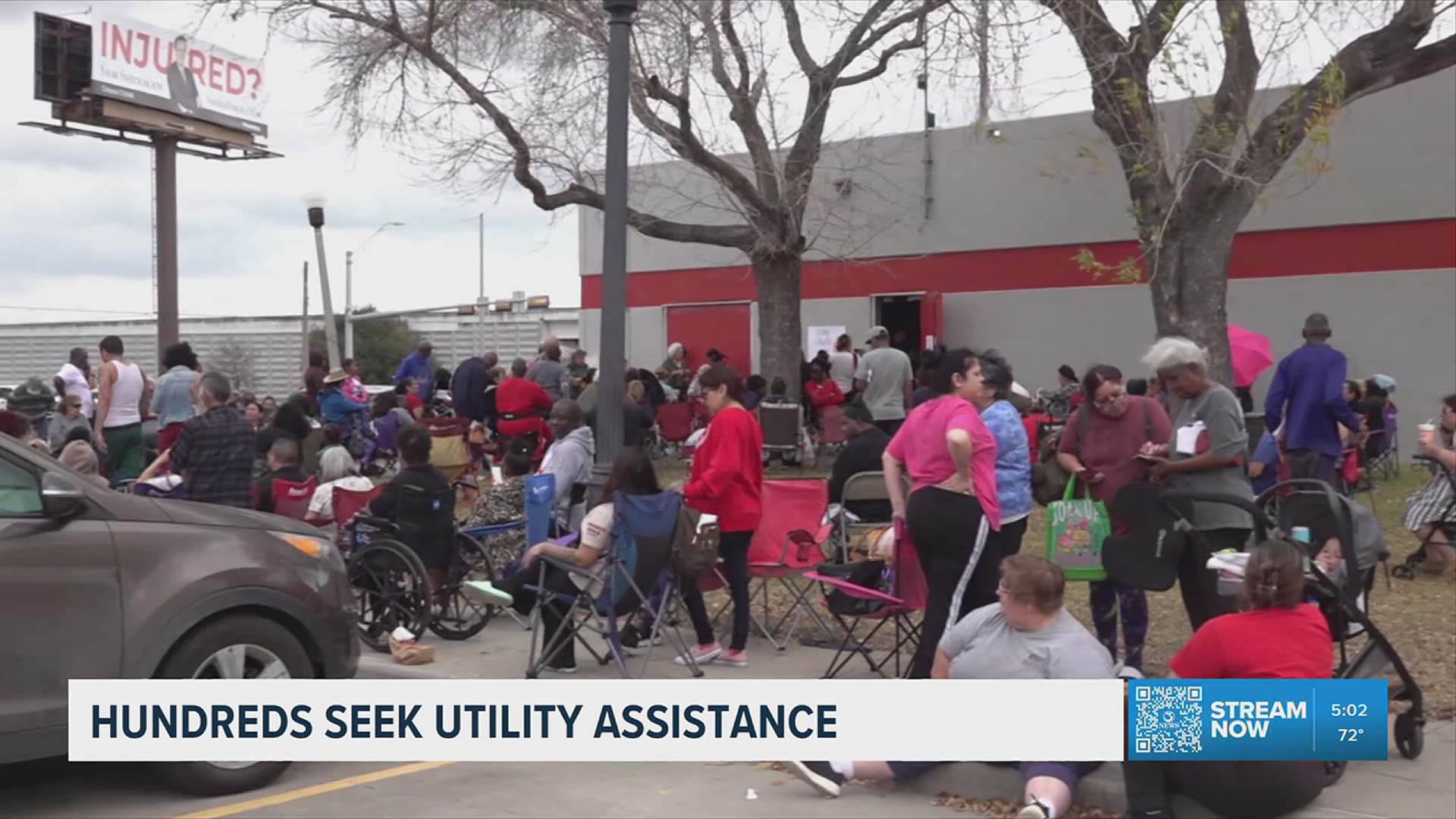 Hundreds seek utility assistance