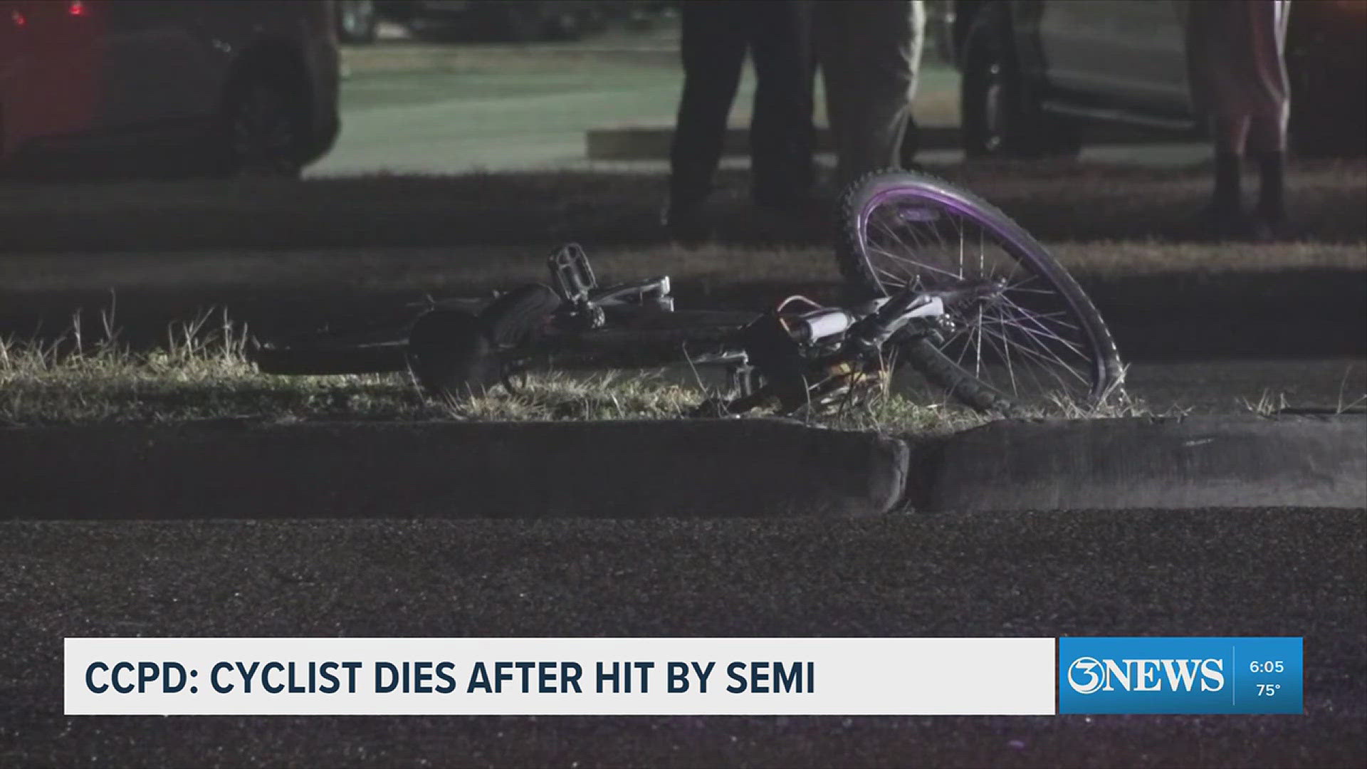 CCPD: Cyclist hit by semi-truck on Saratoga dies