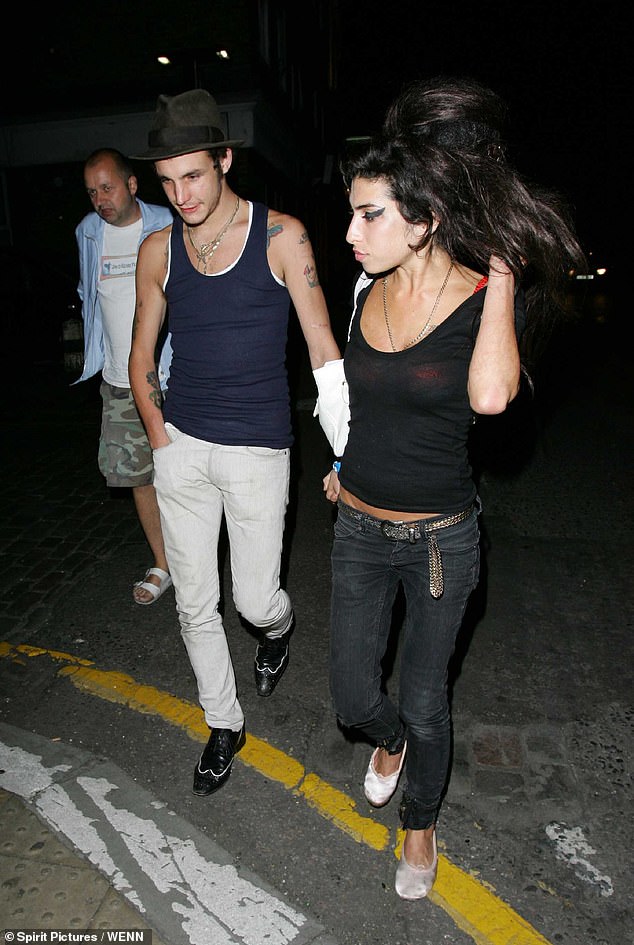 Amy Winehouse's troubled ex-husband Blake Fielder-Civil may not even know the mother of his two children has recently died (Pictured together in 2007)