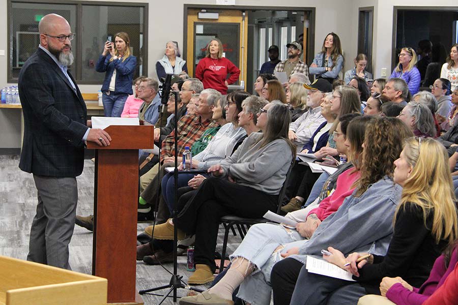 Over a hundred people show up for town hall on 'catastrophic' cuts to ...