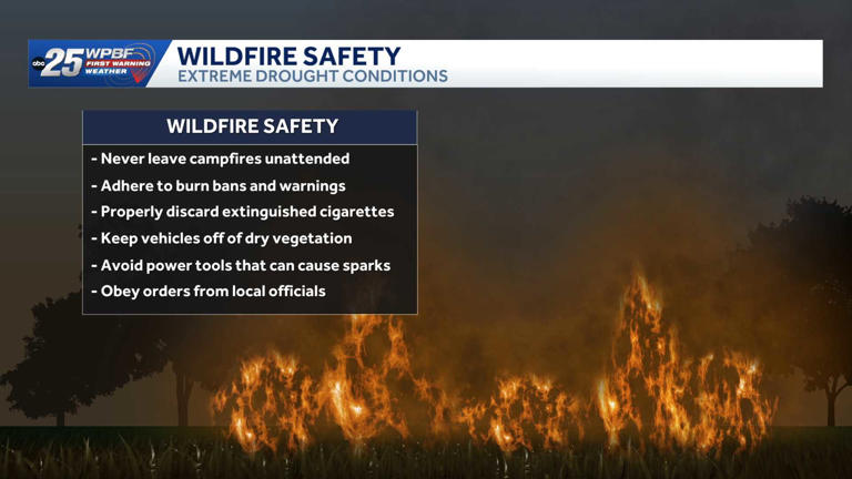 Lack of rainfall can lead to more intense wildfire season for Treasure ...