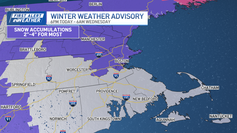 First alert: Snow expected to make for messy evening, morning commutes