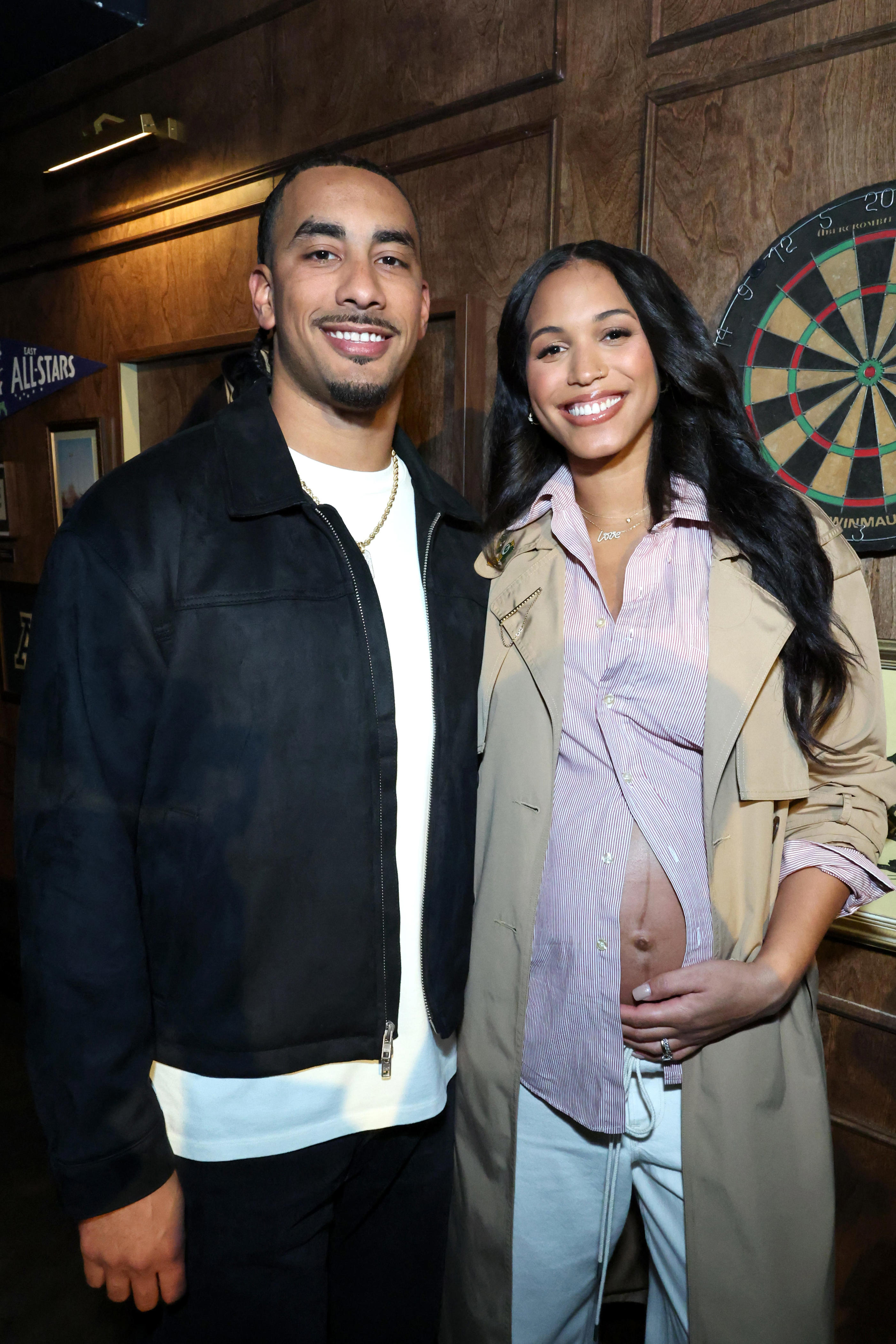 Jordan and Ronika Stone Love post scenes from baby shower