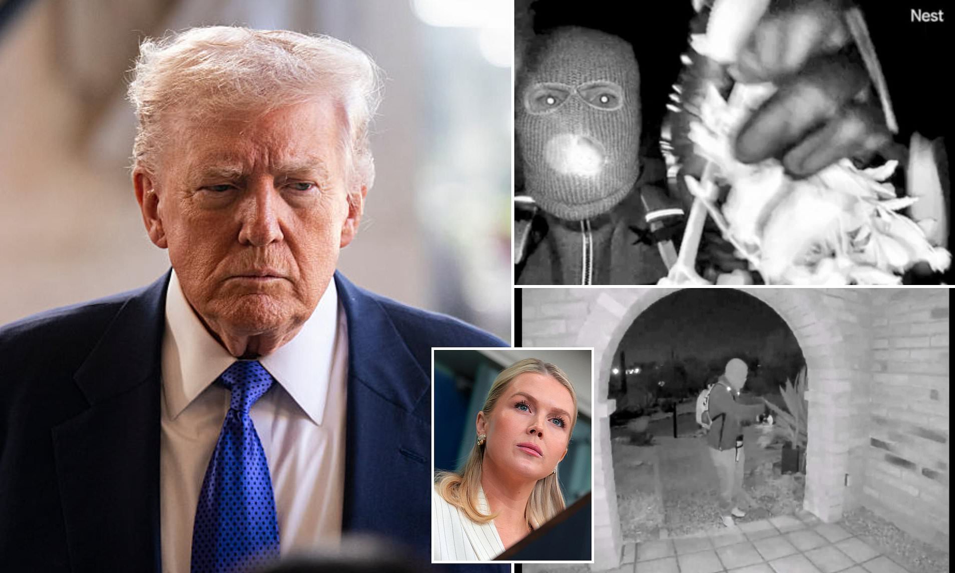 President Trump reacts to shocking footage from Guthrie home with 'pure ...
