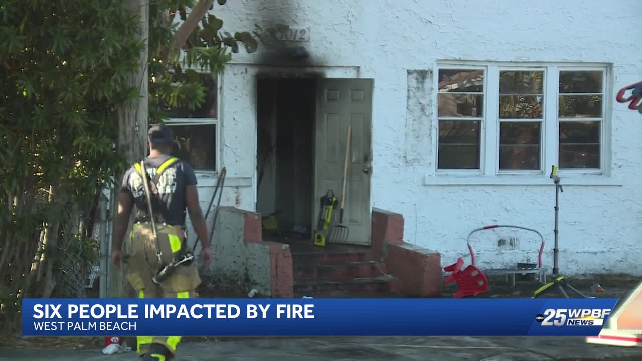 West Palm Beach home damaged in fire