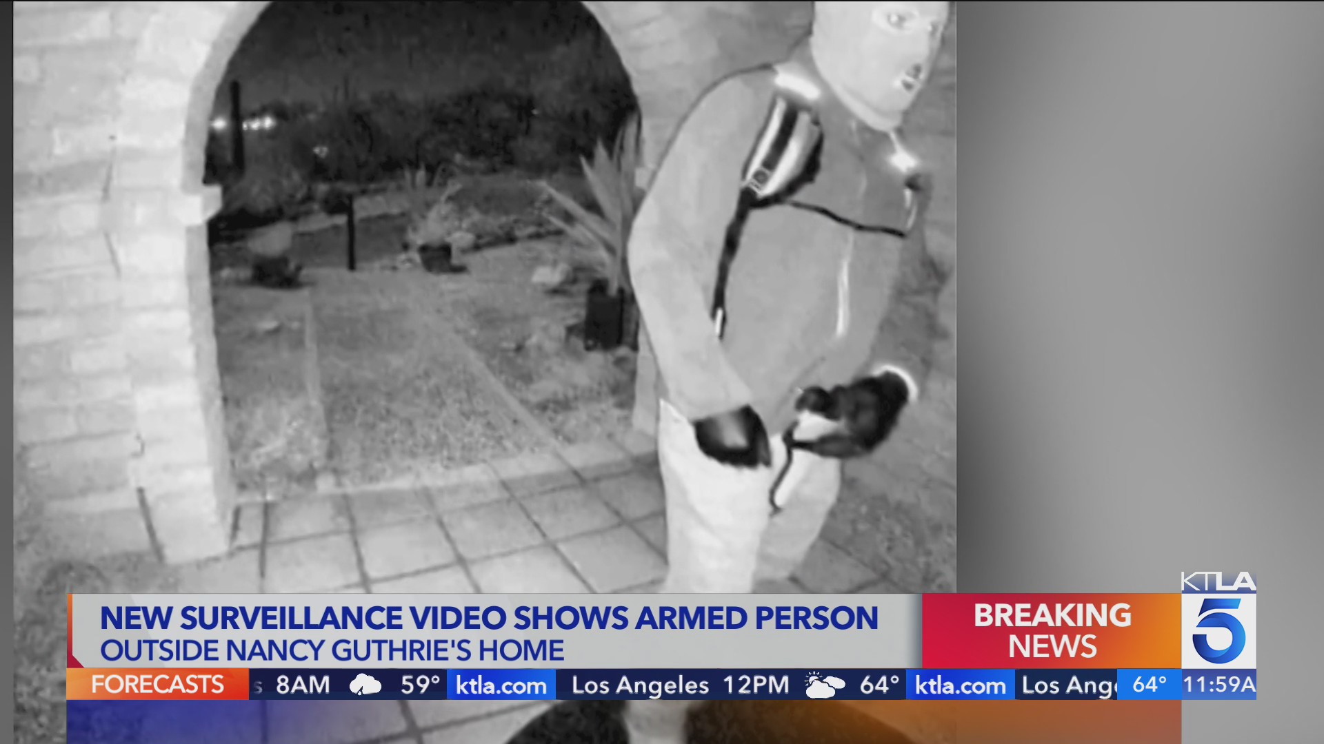 Surveillance footage shows person of interest in Nancy Guthrie ...