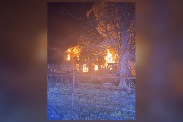 House fire in Gregg County leaves home a total loss
