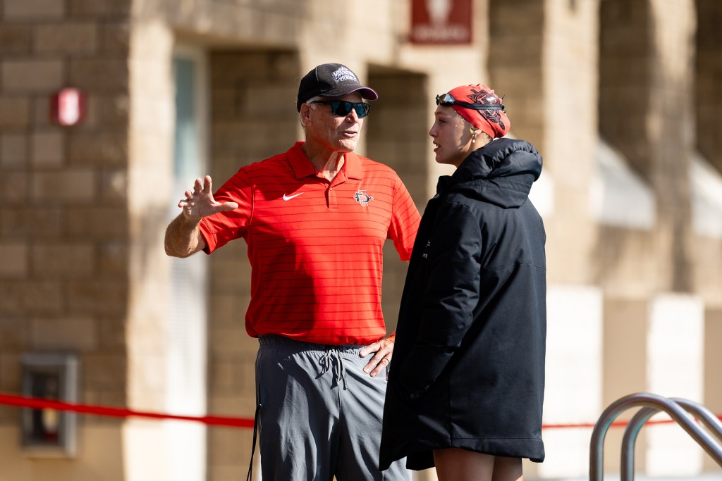 SDSU swim program sprints for fifth straight Mountain West Conference crown