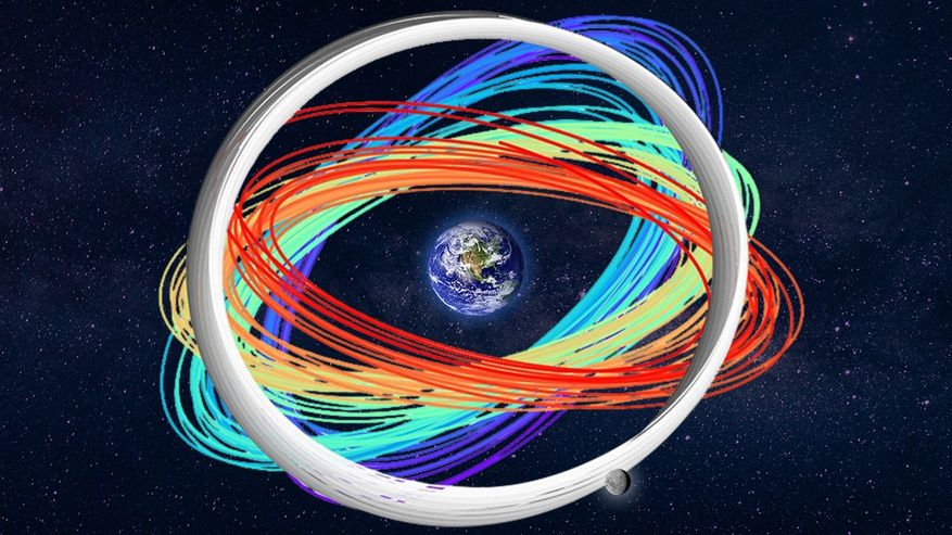 Earth orbit is getting crowded. Can this map of 1 million routes around ...
