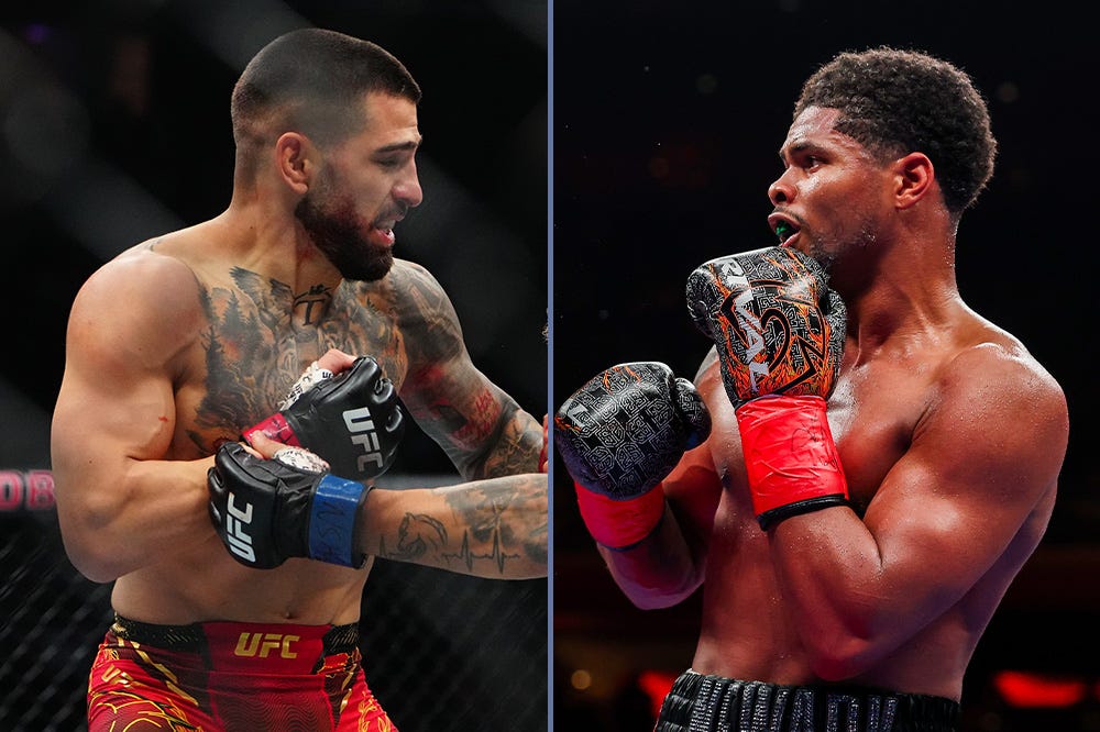 Boxing champ Shakur Stevenson invites UFC's Ilia Topuria to fight