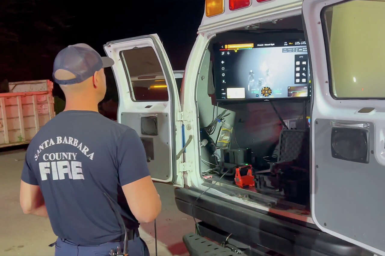 Lobster trap buoy, drones, infrared cameras save stranded surfer in Santa Barbara<br><br>