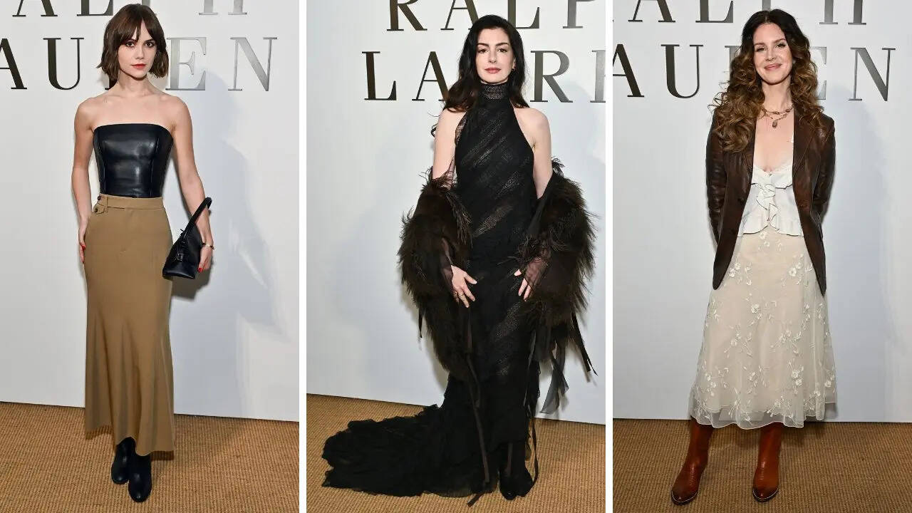 Ralph Lauren’s autumn/winter 2026 runway draws star-studded front row ...