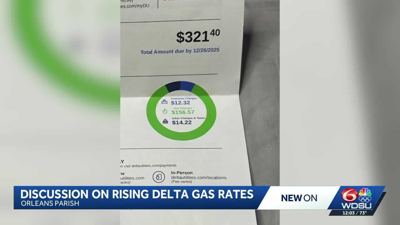 New Orleans leaders grill Delta Utilities over high gas bills