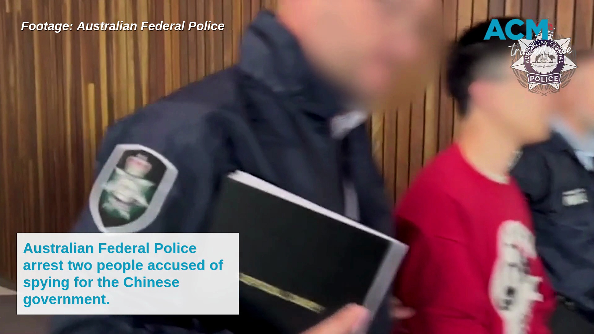 Australian Federal Police arrest two people accused of spying for the ...