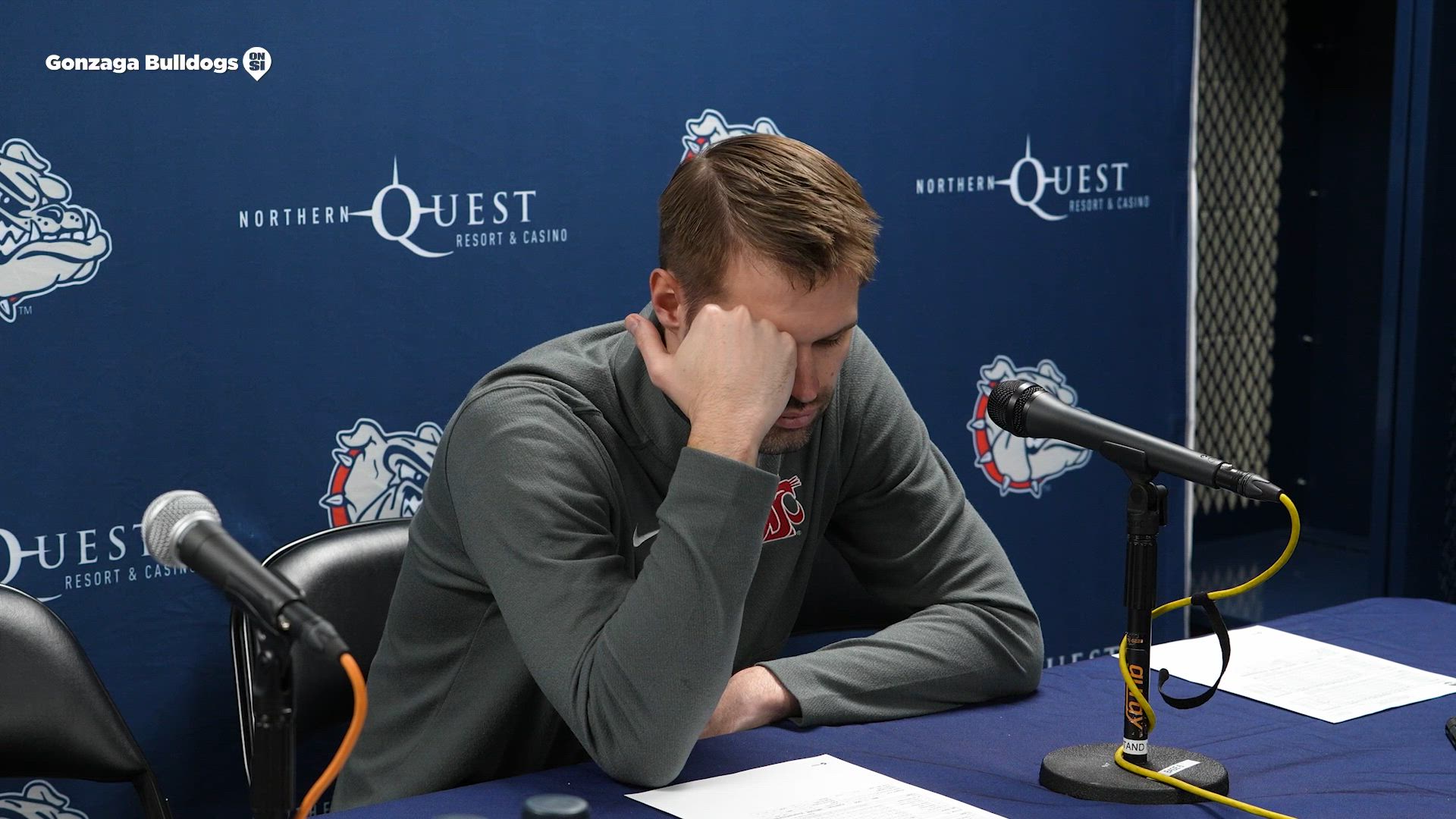 What Washington State's David Riley said after the loss to Gonzaga