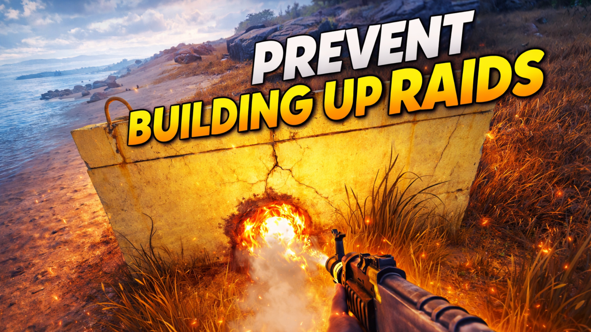 New ladder-proof base meta in Rust: Prevent raiders from climbing