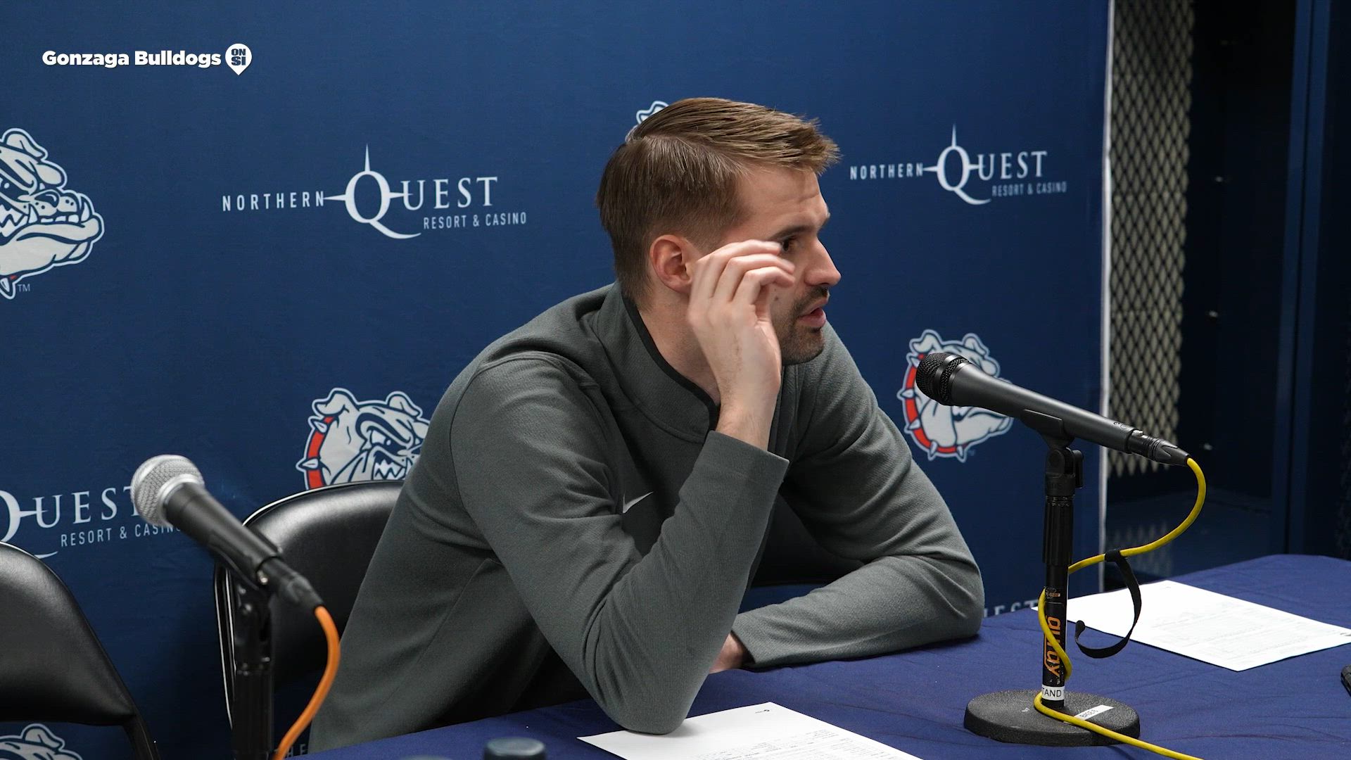 Washington State's David Riley on their turnovers forced by Gonzaga's ...