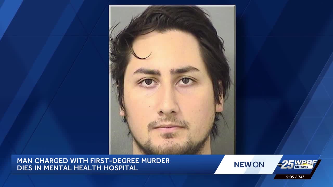 West Palm Beach man accused of murder dies in state custody