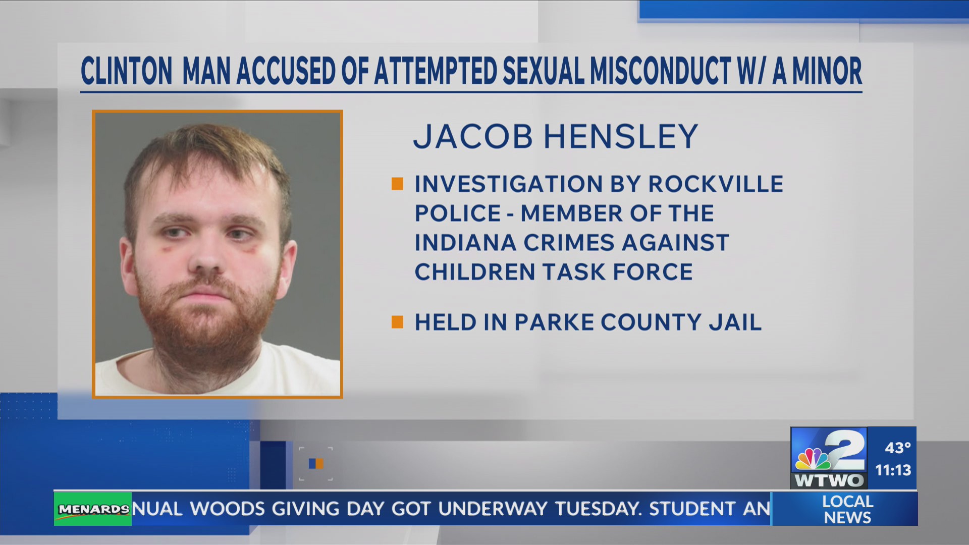 Clinton man arrested on attempted sexual misconduct with a minor charge
