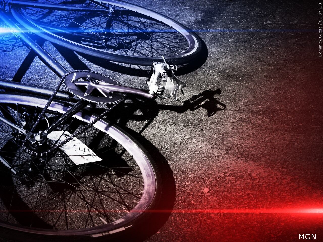 Bicyclist taken to out-of-state hospital after being hit by a car