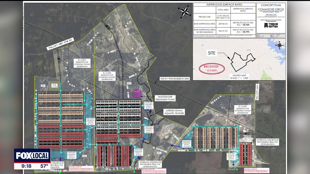 Hood County residents express concern over data center construction