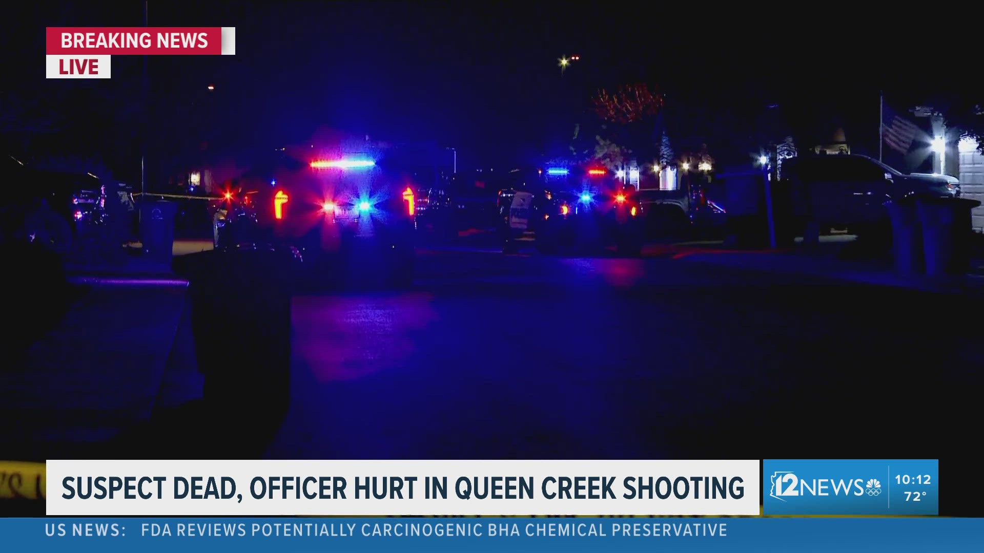 A man is dead, officer is injured in a Queen Creek police shooting