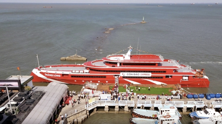 Tàu cao tốc tuyến Vũng Tàu - Côn Đảo chạy lại từ mùng 10 tháng giêng