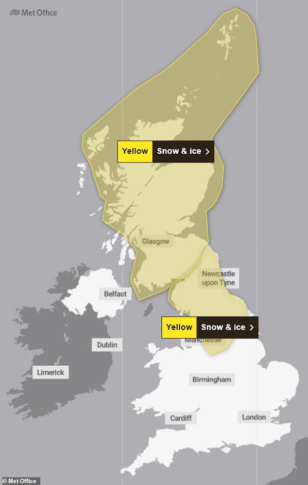 Britain braces for heavy snow after 40 days of rain: Met Office warns ...