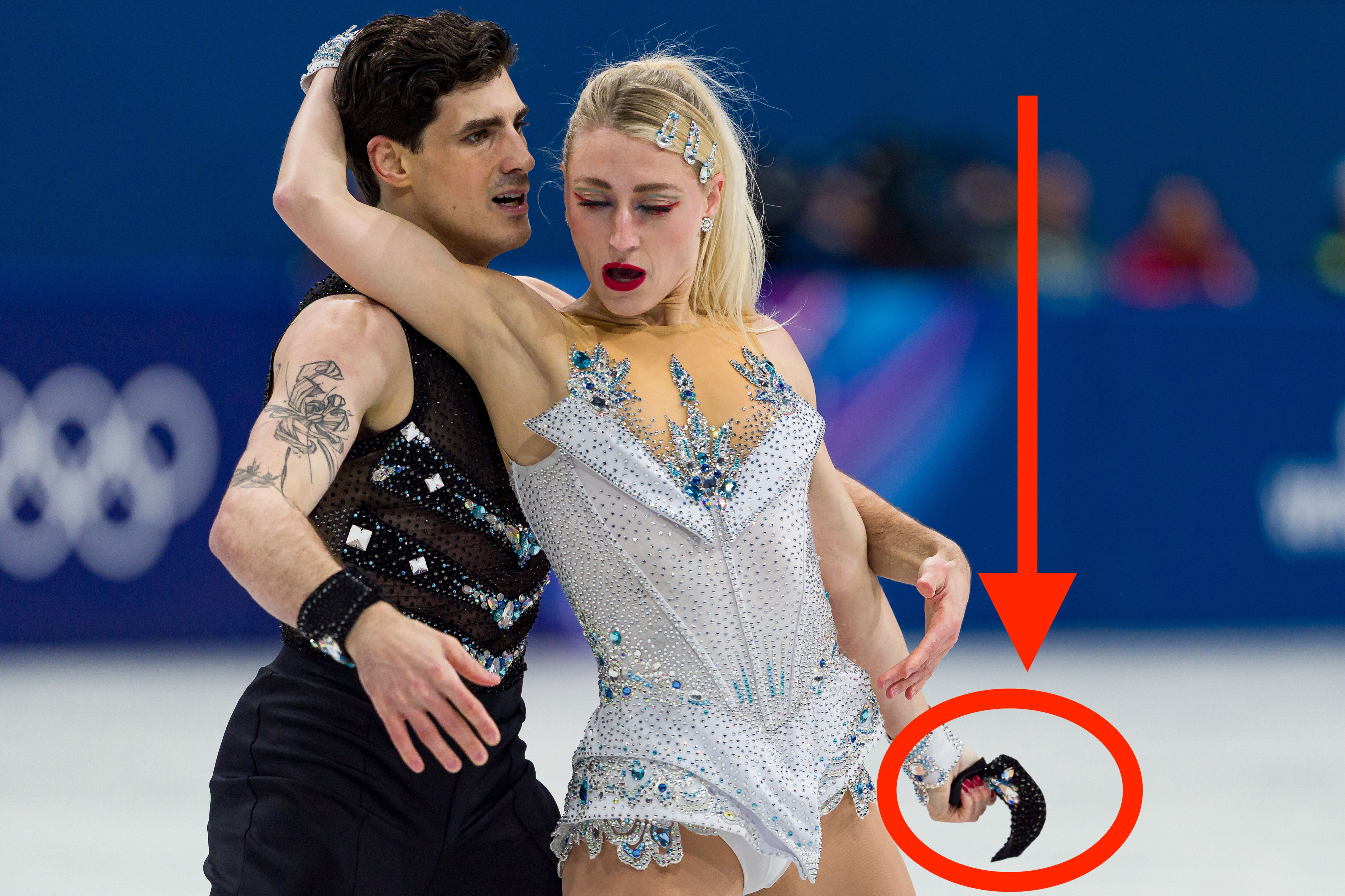 Costly wardrobe malfunction averted by 'incredible save' in Olympic ice