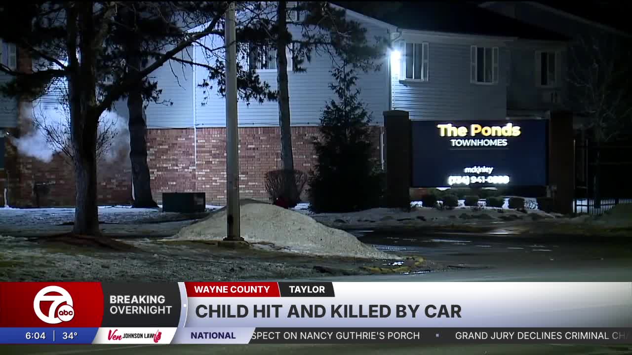 Child hit and killed by car in Taylor