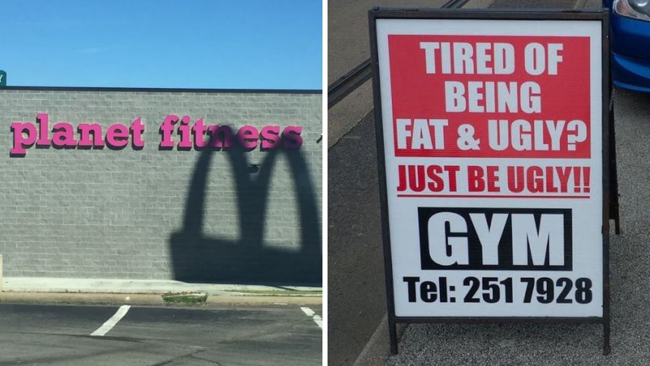 When the gym becomes a comedy show