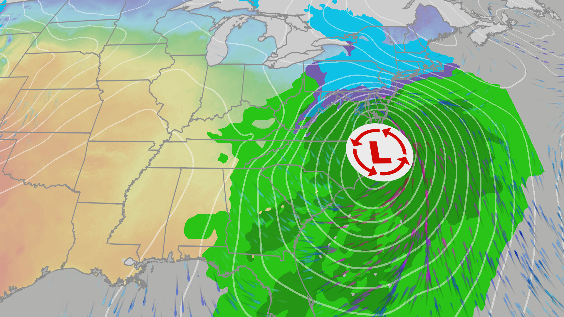 Multiday storm set to cross the country, bringing rain and snow for Valentine