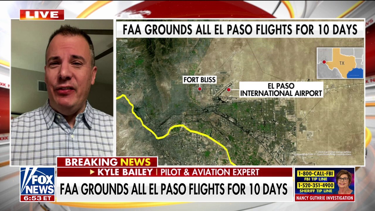 FAA grounds all El Paso flights for 10 days<br><br>