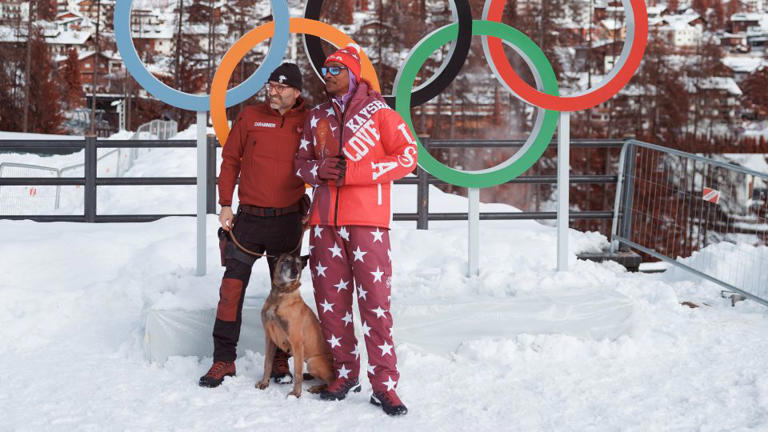 Coach Snoop is having a blast at the Olympics