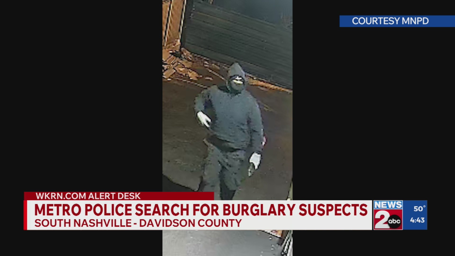 Metro police searching for burglary suspects