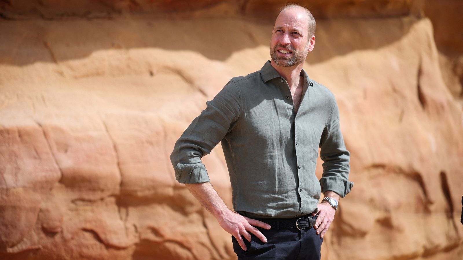 Prince William's first tour of Saudi Arabia ends with nature reserve visit