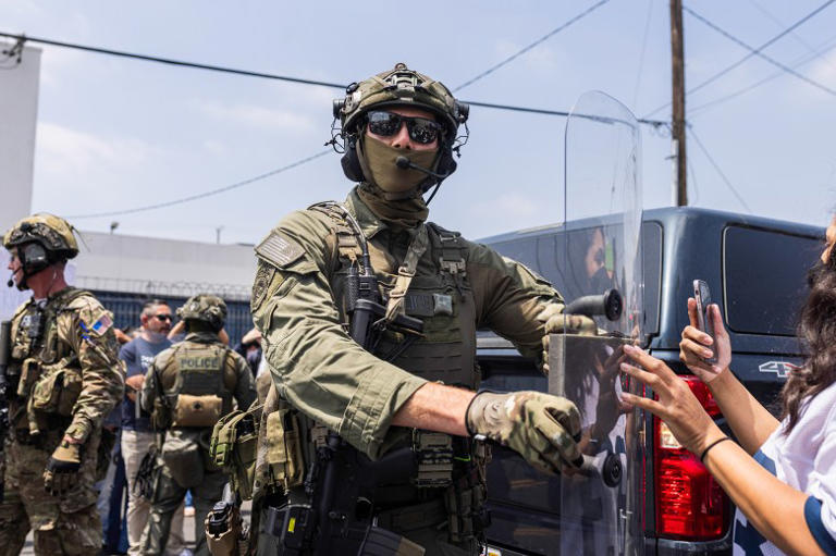 Judge rules on CA’s mask ban for law enforcement