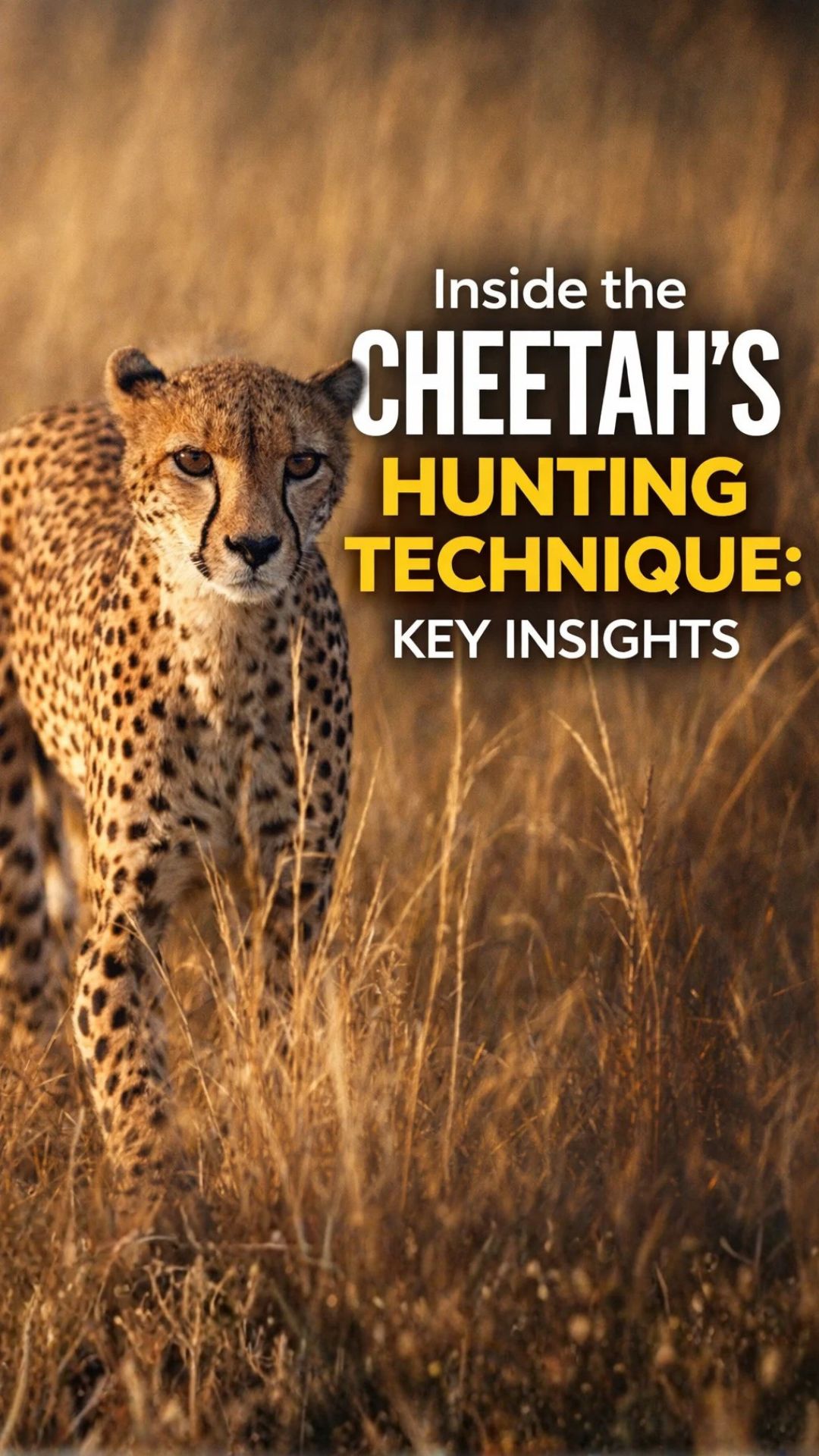 Inside the cheetah’s hunting technique: Key insights