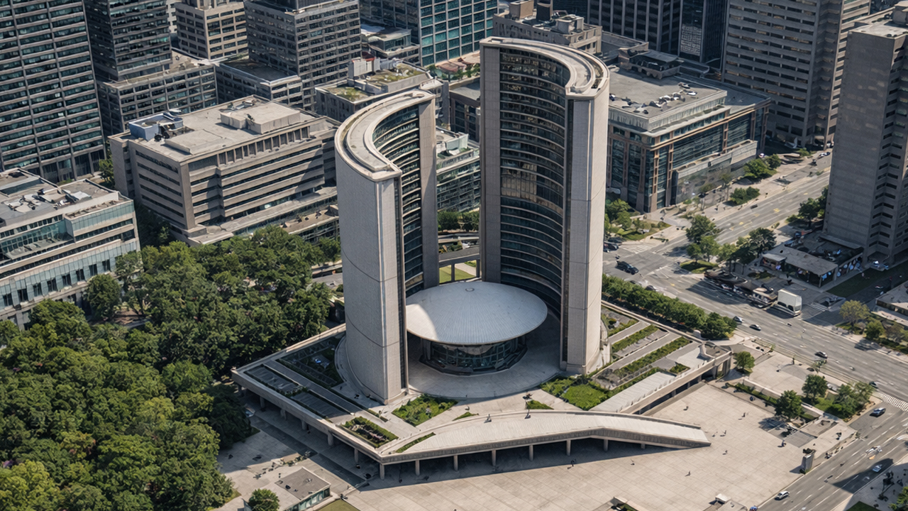 Nathan Phillips Square and Toronto City Hall